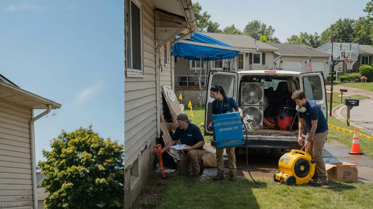 Ceiling Leak Cleanup in Fairfax, IA near me